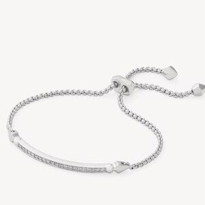 Kendra Scott Ott Adjustable Chain Bracelet in Silver